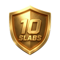 Gold badge transparent